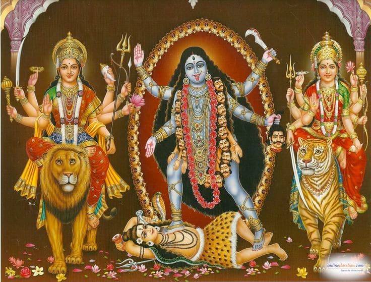 Maa Kali Fierce Representation
